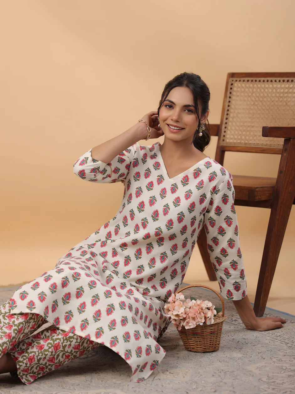Cotton kurta tops clearance