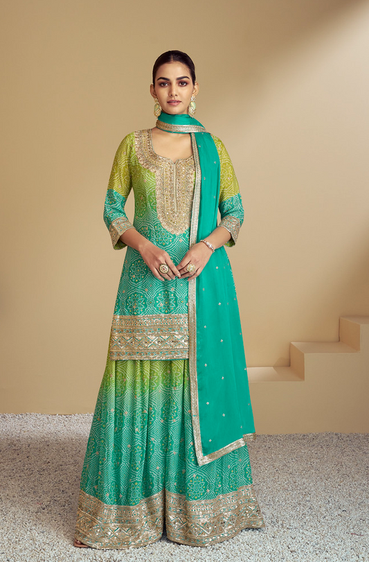 Green-Frost Designer Suit