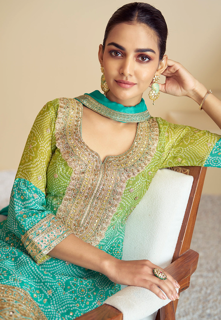 Green-Frost Designer Suit