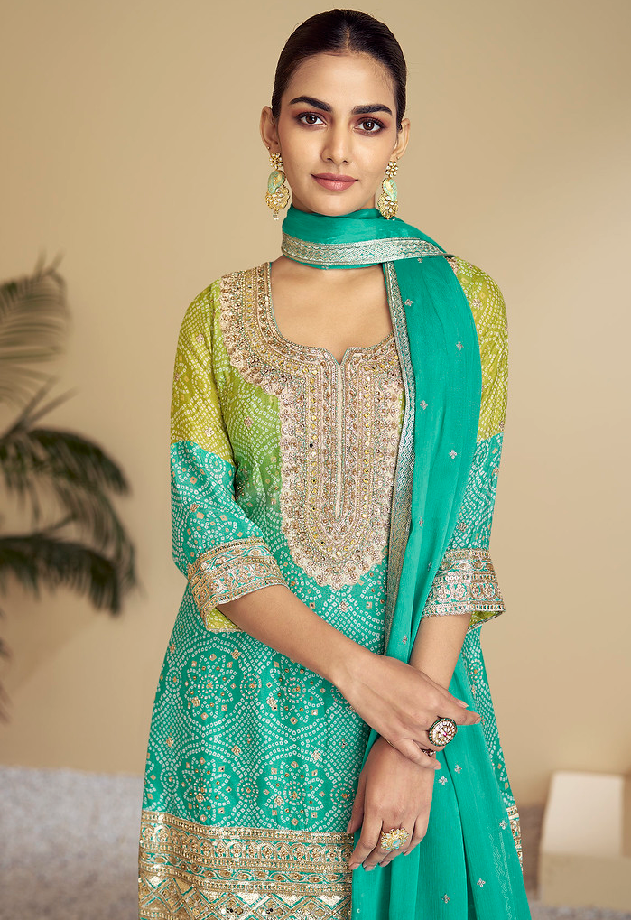 Green-Frost Designer Suit