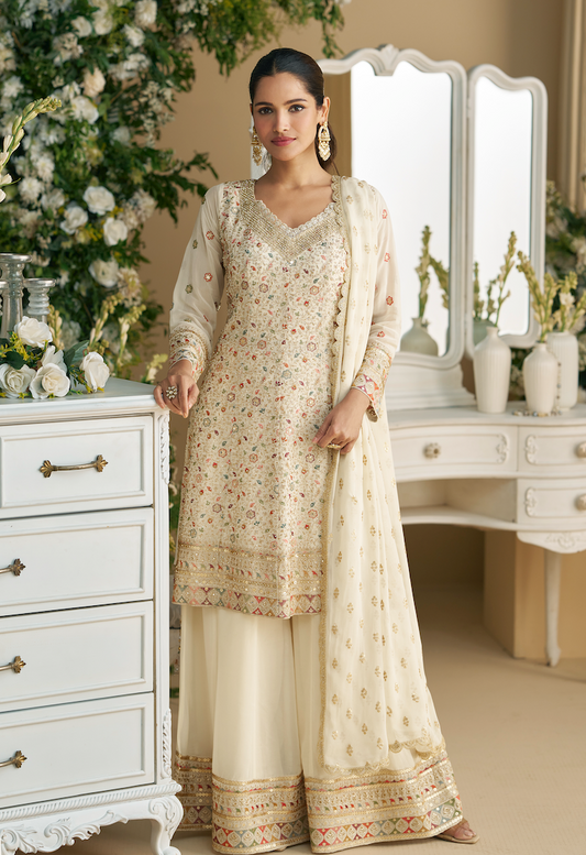 White Royal Salwar Suit