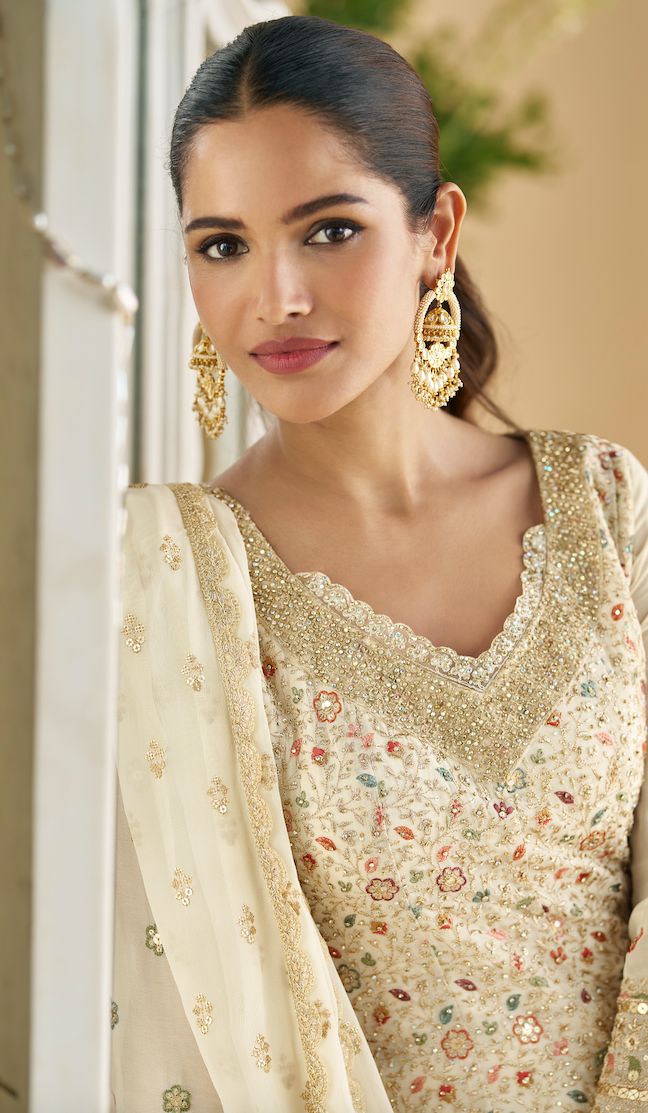 White Royal Salwar Suit