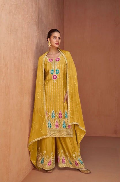 Yellow Gazal Salwar Suit