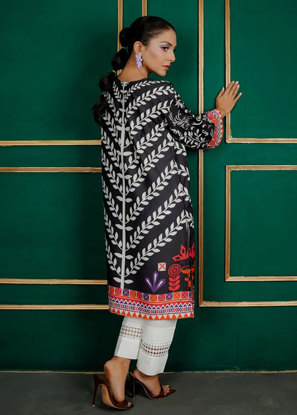 Black-Red Design Kurti