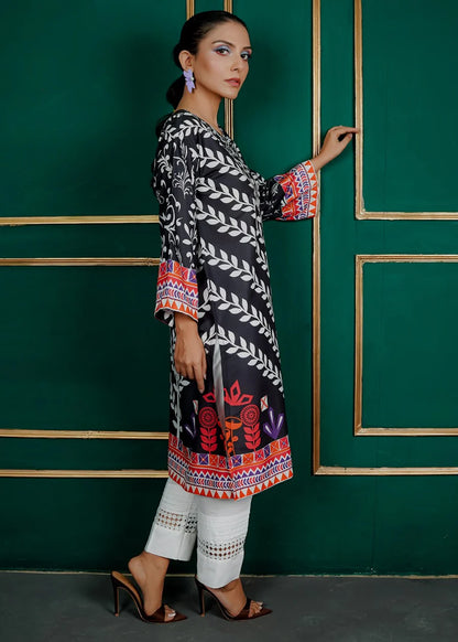 Black-Red Design Kurti